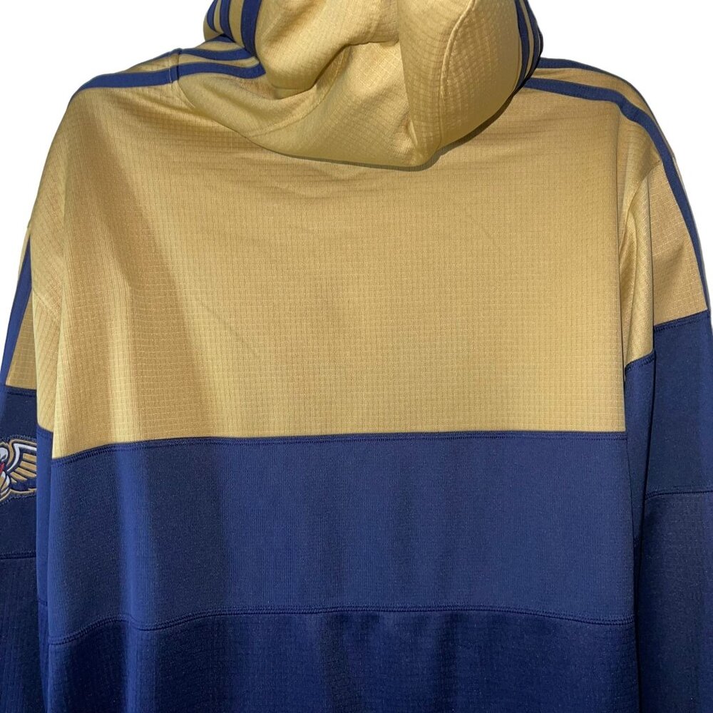 Adidas NBA New Orleans Pelicans Athletic Hoodie Mens 3XL  Hooded Hoodie Big Tall - Picture 8 of 11